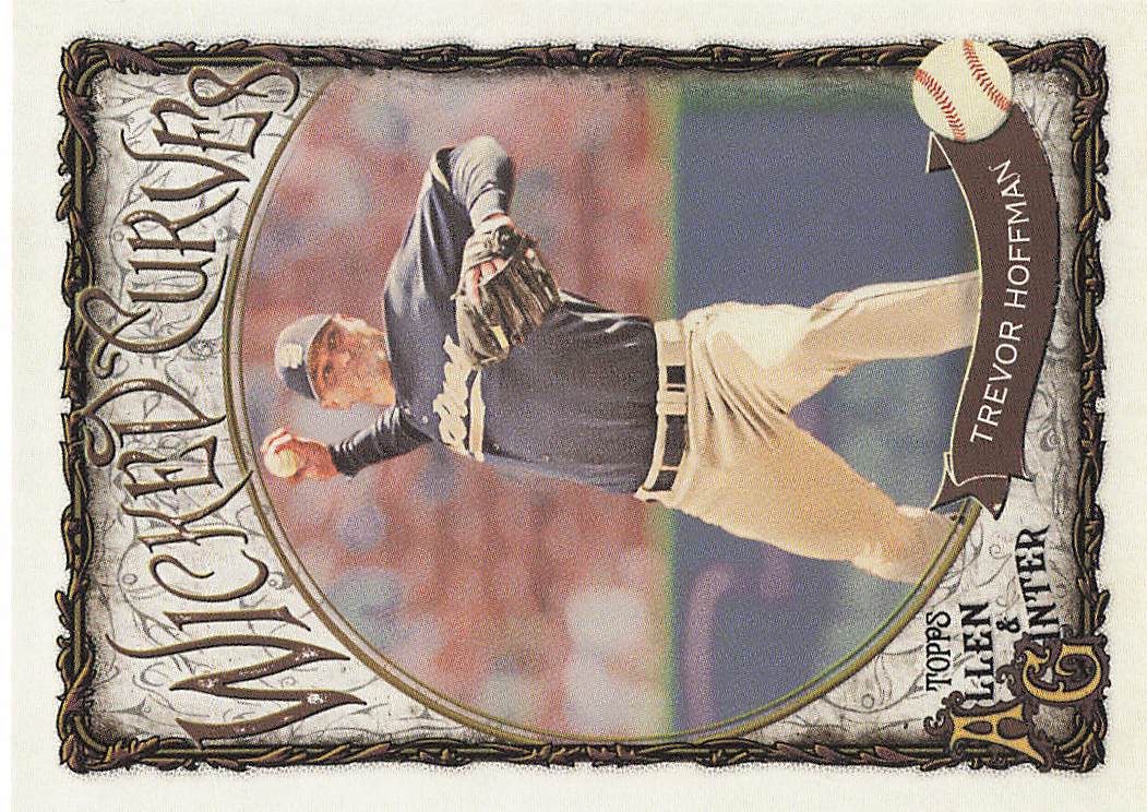 2025 Topps Allen & Ginter X Baseball Wicked Curves Trevor Hoffman #WC-27