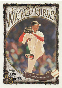 2025 Topps Allen & Ginter Baseball Wicked Curves Pedro Martinez #WC-12