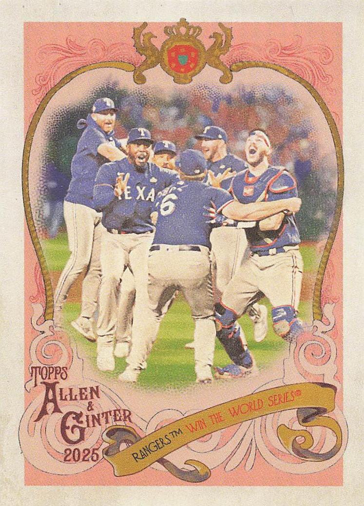 2025 Topps Allen & Ginter Baseball Sweet Victory Jonah Heim #SV-3
