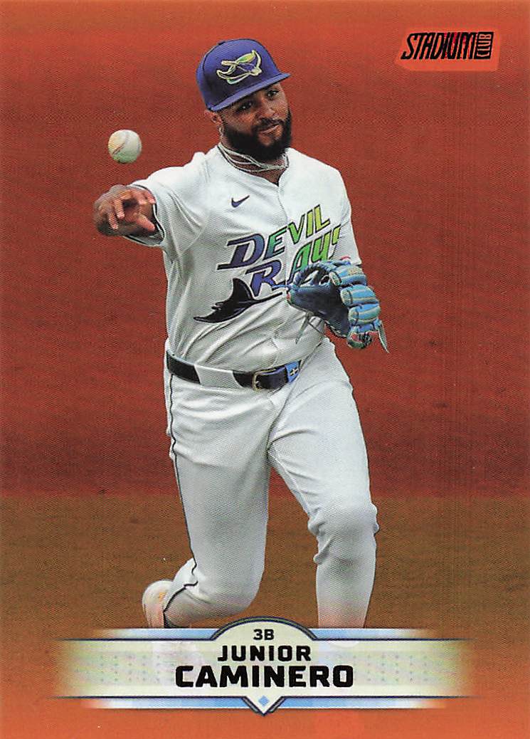 2025 Stadium Club Baseball Bronze Foil Junior Caminero #146
