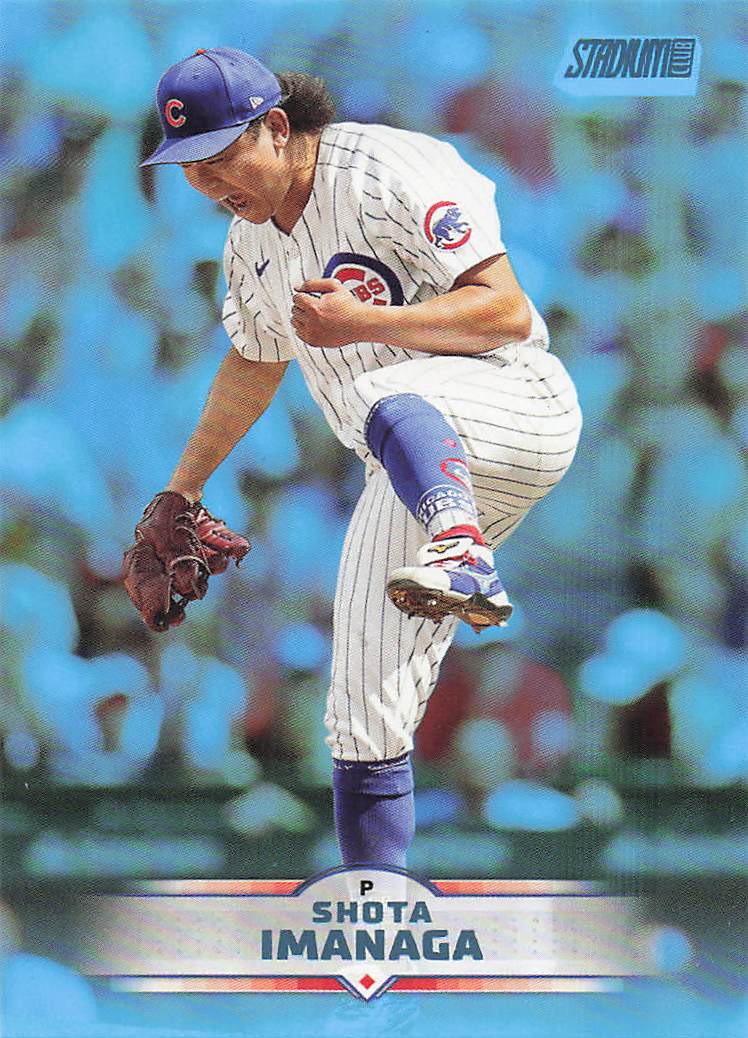 2025 Stadium Club Baseball Light Blue Foil Shota Imanaga #48