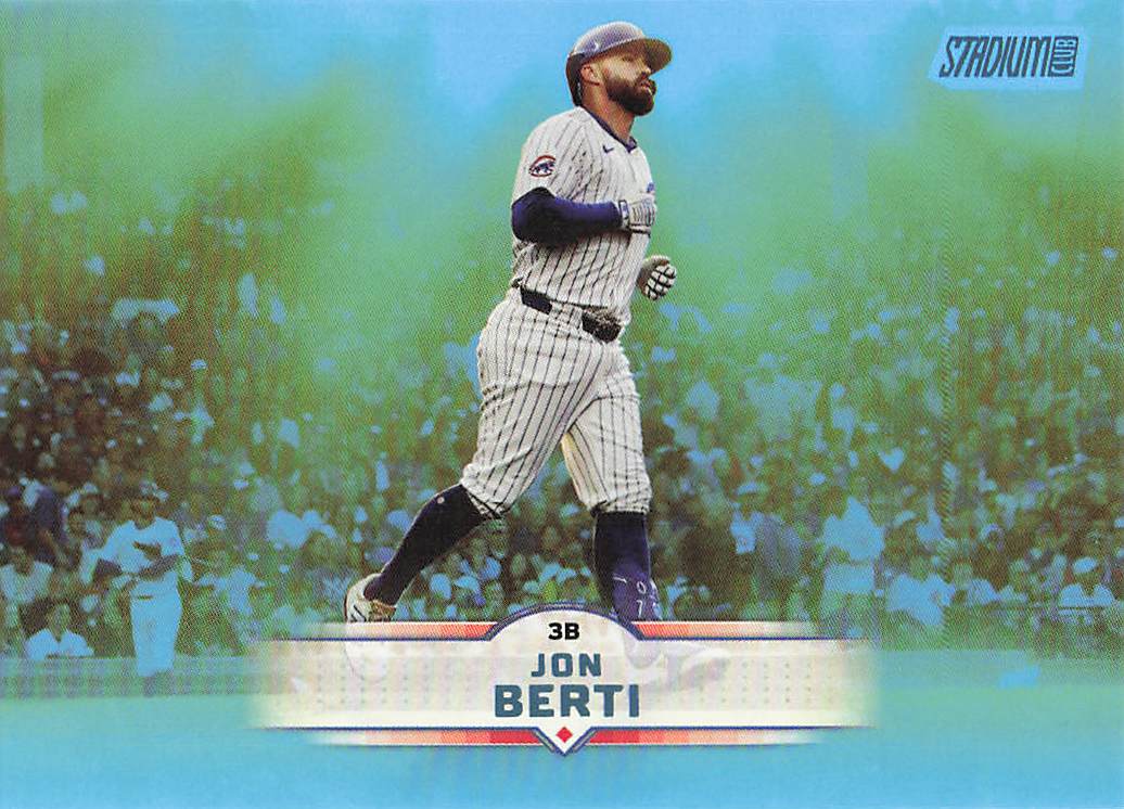 2025 Stadium Club Baseball Light Blue Foil Jon Berti #44
