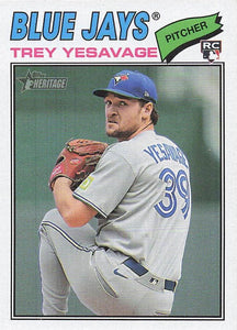 2026 Topps Heritage Baseball Trey Yesavage #245 Rookie
