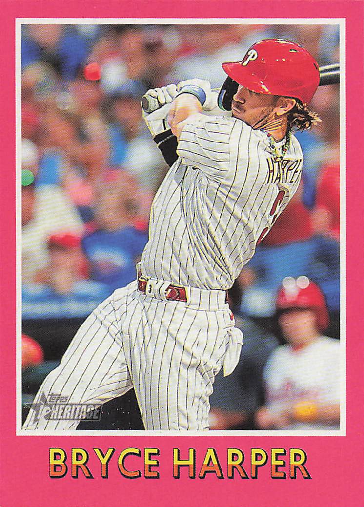 2024 Topps Heritage Baseball 1975 Baseball Sensations Bryce Harper #75BS-18