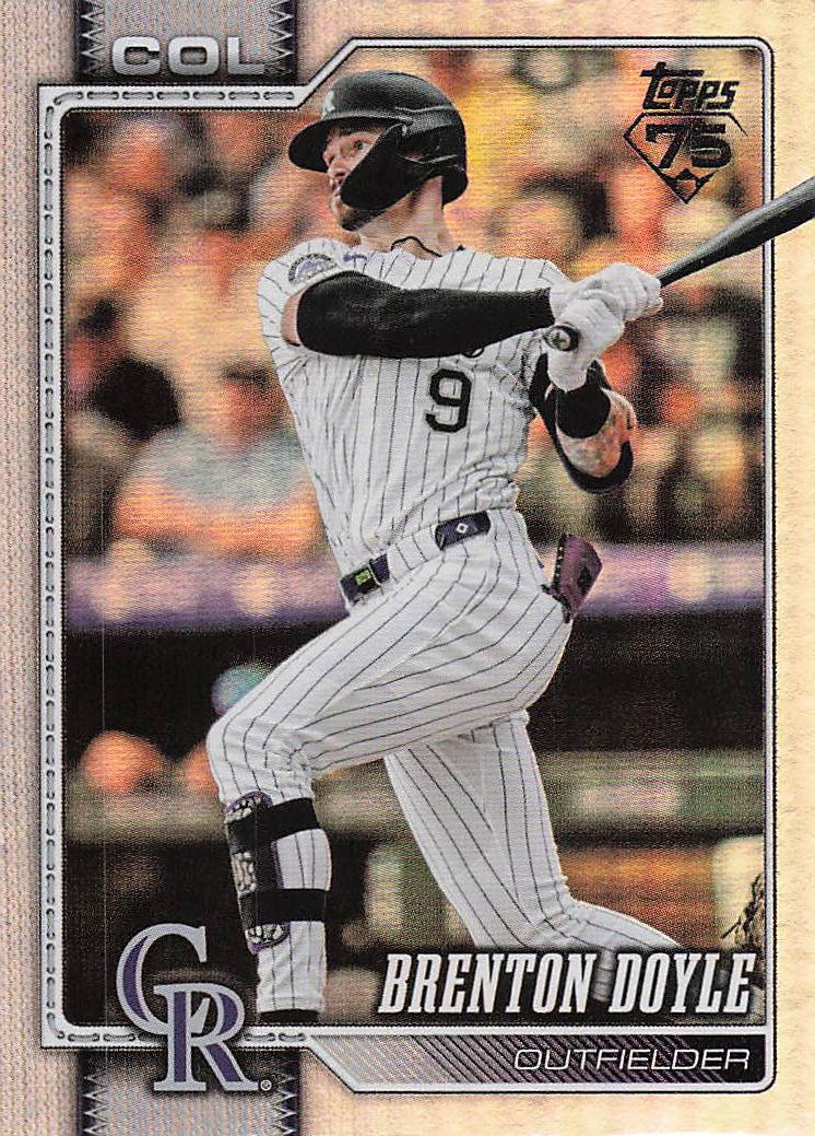 2026 Topps Baseball Rainbow Foil Brenton Doyle #164