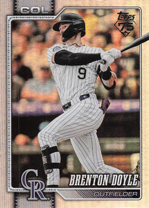 2026 Topps Baseball Rainbow Foil Brenton Doyle #164