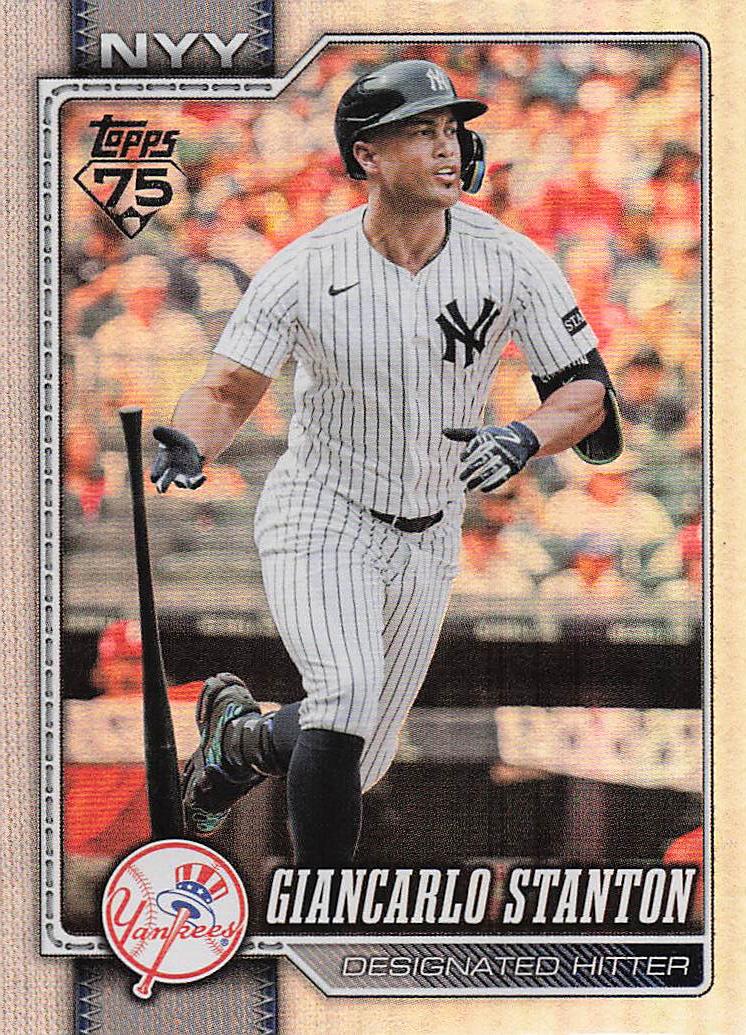 2026 Topps Baseball Rainbow Foil Giancarlo Stanton #341