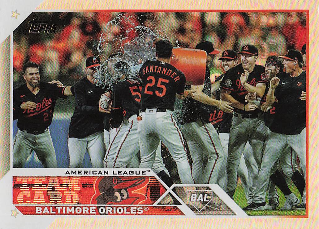 2023 Topps Baseball Rainbow Foil Baltimore Orioles #112