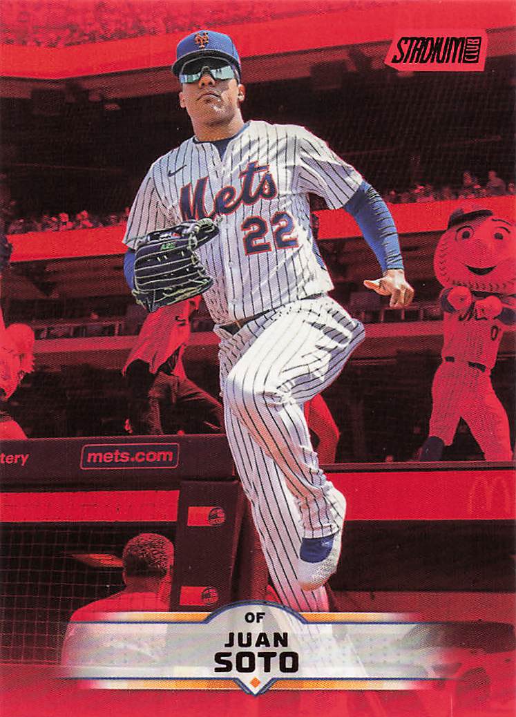 2025 Stadium Club Baseball Red Foil Juan Soto #152
