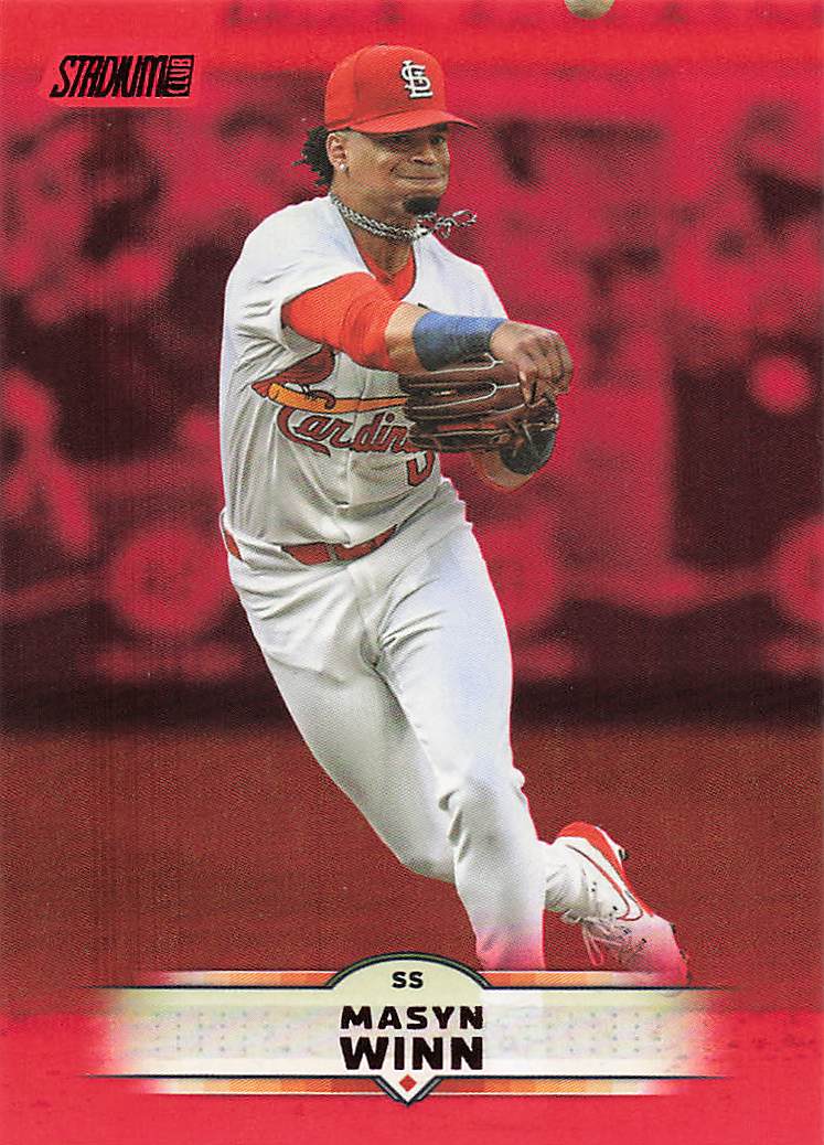 2025 Stadium Club Baseball Red Foil Masyn Winn #183