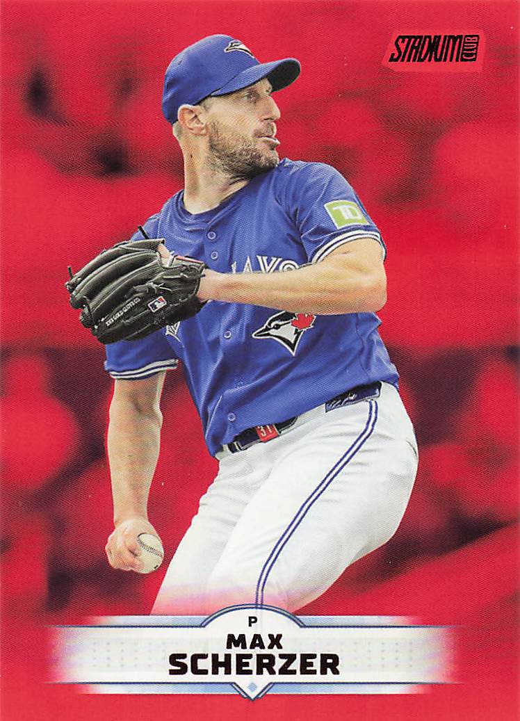 2025 Stadium Club Baseball Red Foil Max Scherzer #136