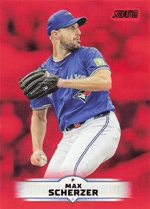 2025 Stadium Club Baseball Red Foil Max Scherzer #136