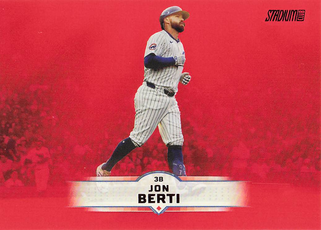 2025 Stadium Club Baseball Red Foil Jon Berti #44