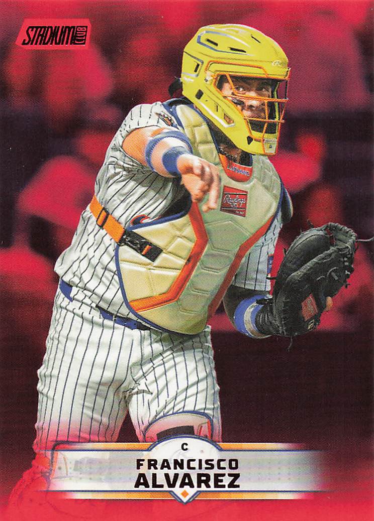 2025 Stadium Club Baseball Red Foil Francisco Alvarez #123