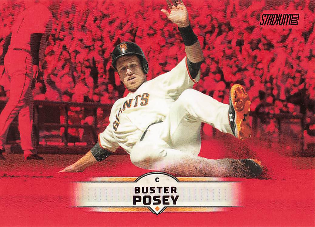 2025 Stadium Club Baseball Red Foil Buster Posey #133
