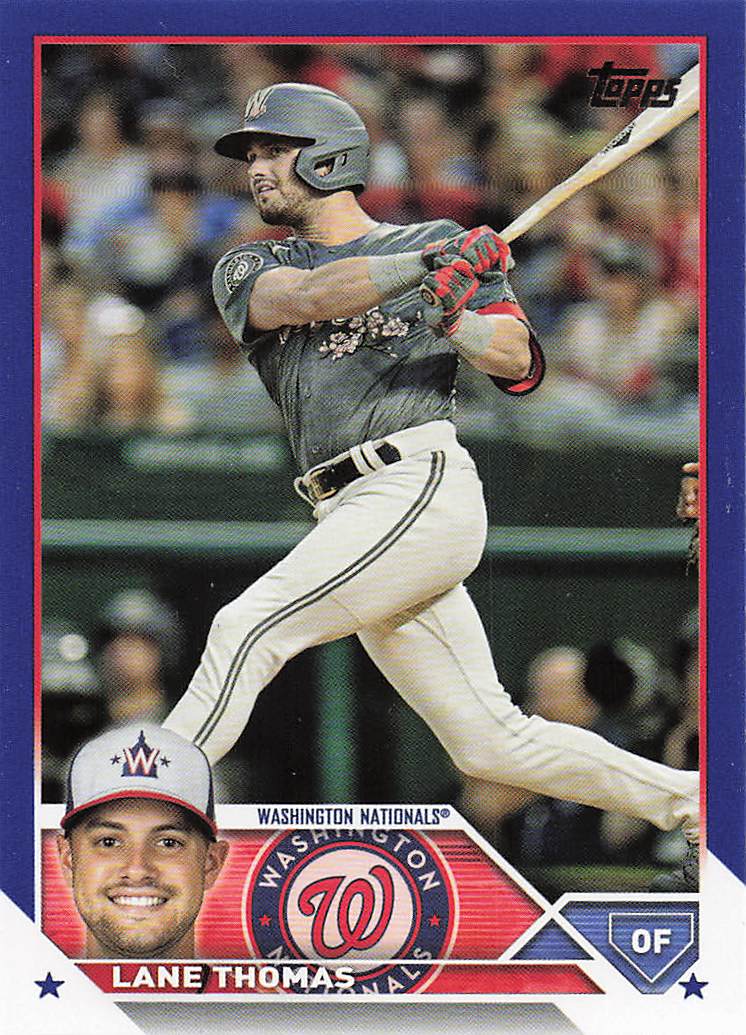 2023 Topps Baseball Royal Blue Lane Thomas #437