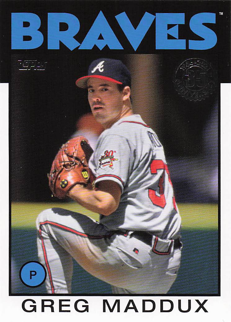2021 Topps Update Baseball 1986 Topps Greg Maddux #86B-41