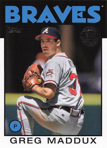2021 Topps Update Baseball 1986 Topps Greg Maddux #86B-41