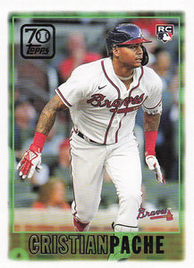 2021 Topps Update Baseball 70 Years of Topps Baseball Cristian Pache #70YT-47