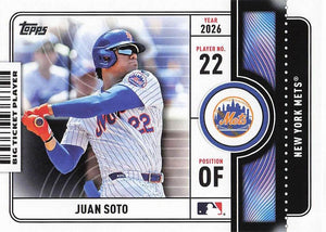 2026 Topps Baseball Big Ticket Players Juan Soto #BTP-11