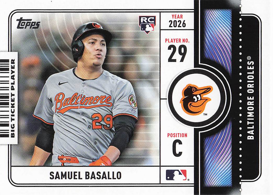 2026 Topps Baseball Big Ticket Players Samuel Basallo #BTP-25