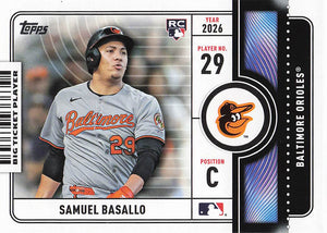 2026 Topps Baseball Big Ticket Players Samuel Basallo #BTP-25