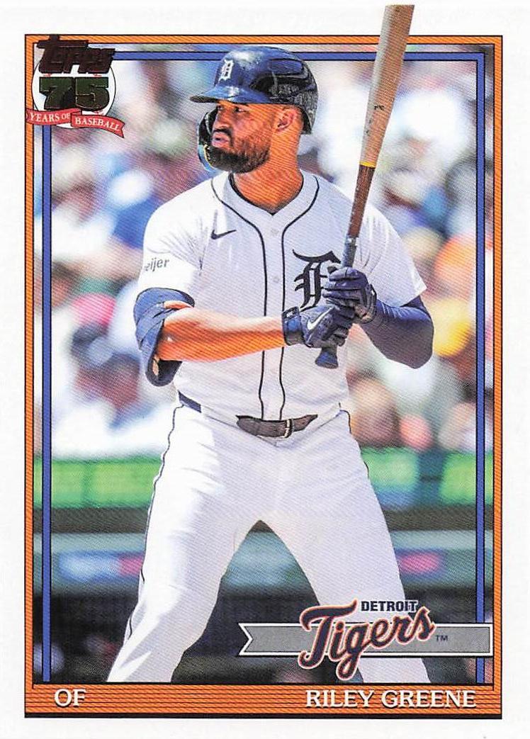 2026 Topps Baseball 1991 Topps Baseball Riley Greene #T91-2