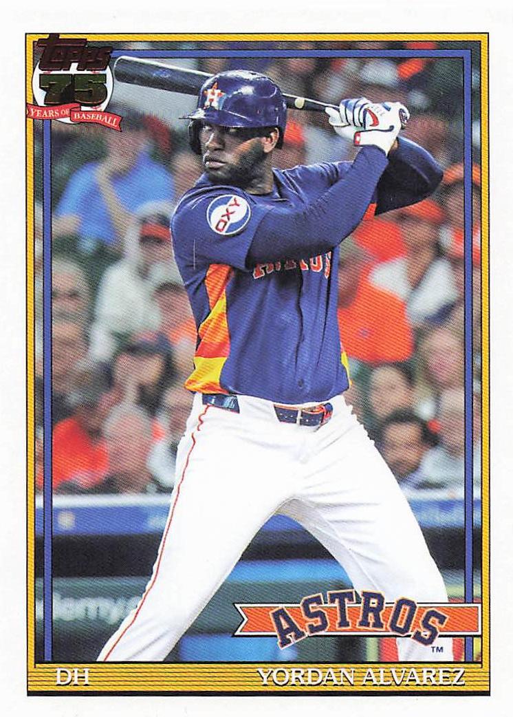 2026 Topps Baseball 1991 Topps Baseball Yordan Alvarez #T91-36