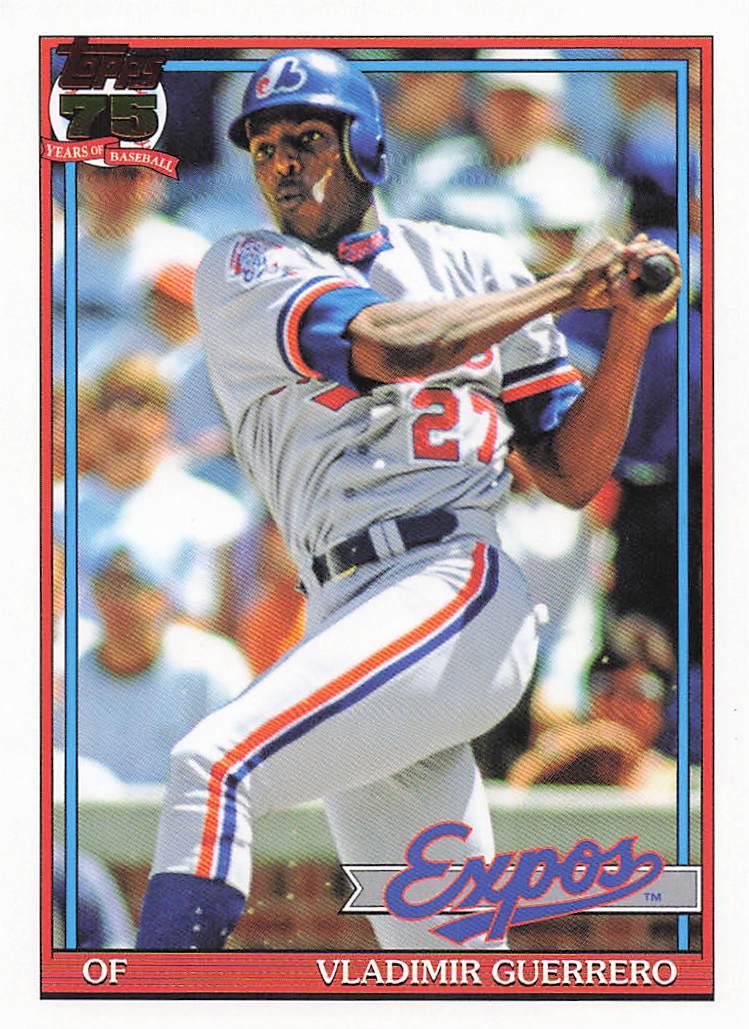 2026 Topps Baseball 1991 Topps Baseball Vladimir Guerrero #T91-93