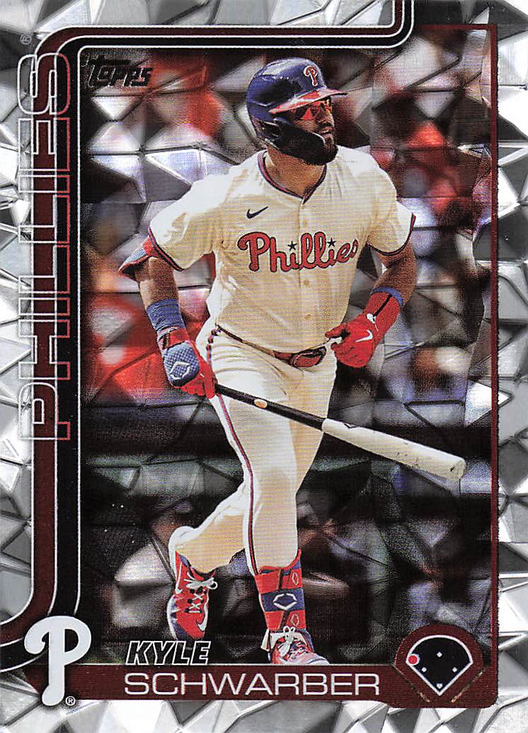 2025 Topps Baseball Diamante Foil Kyle Schwarber #141