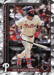2025 Topps Baseball Diamante Foil Kyle Schwarber #141