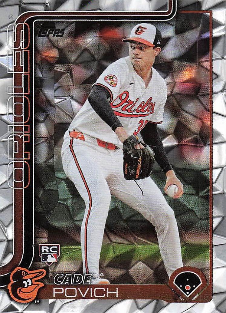 2025 Topps Baseball Diamante Foil Cade Povich #25