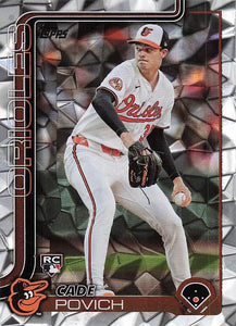 2025 Topps Baseball Diamante Foil Cade Povich #25