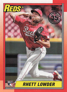 2025 Topps Baseball 1990 Topps Baseball Rhett Lowder #T90-91