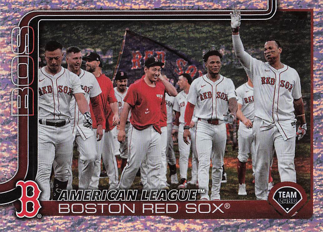 2025 Topps Baseball Confetti Boston Red Sox #264