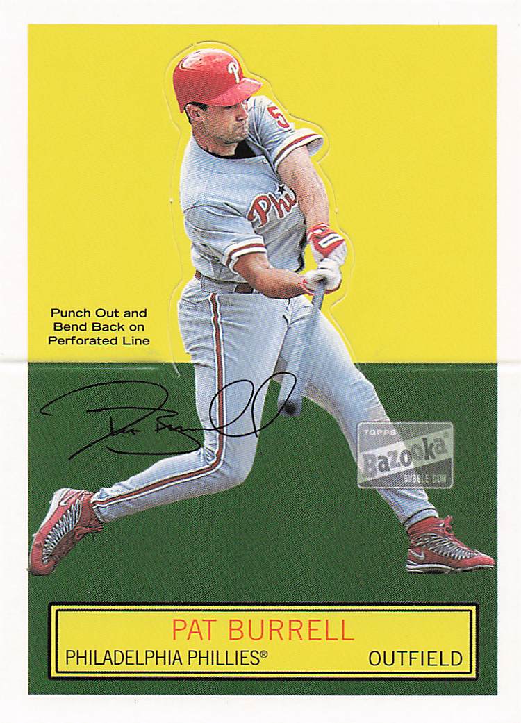 2003 Bazooka Baseball Stand-Ups Pat Burrell #20