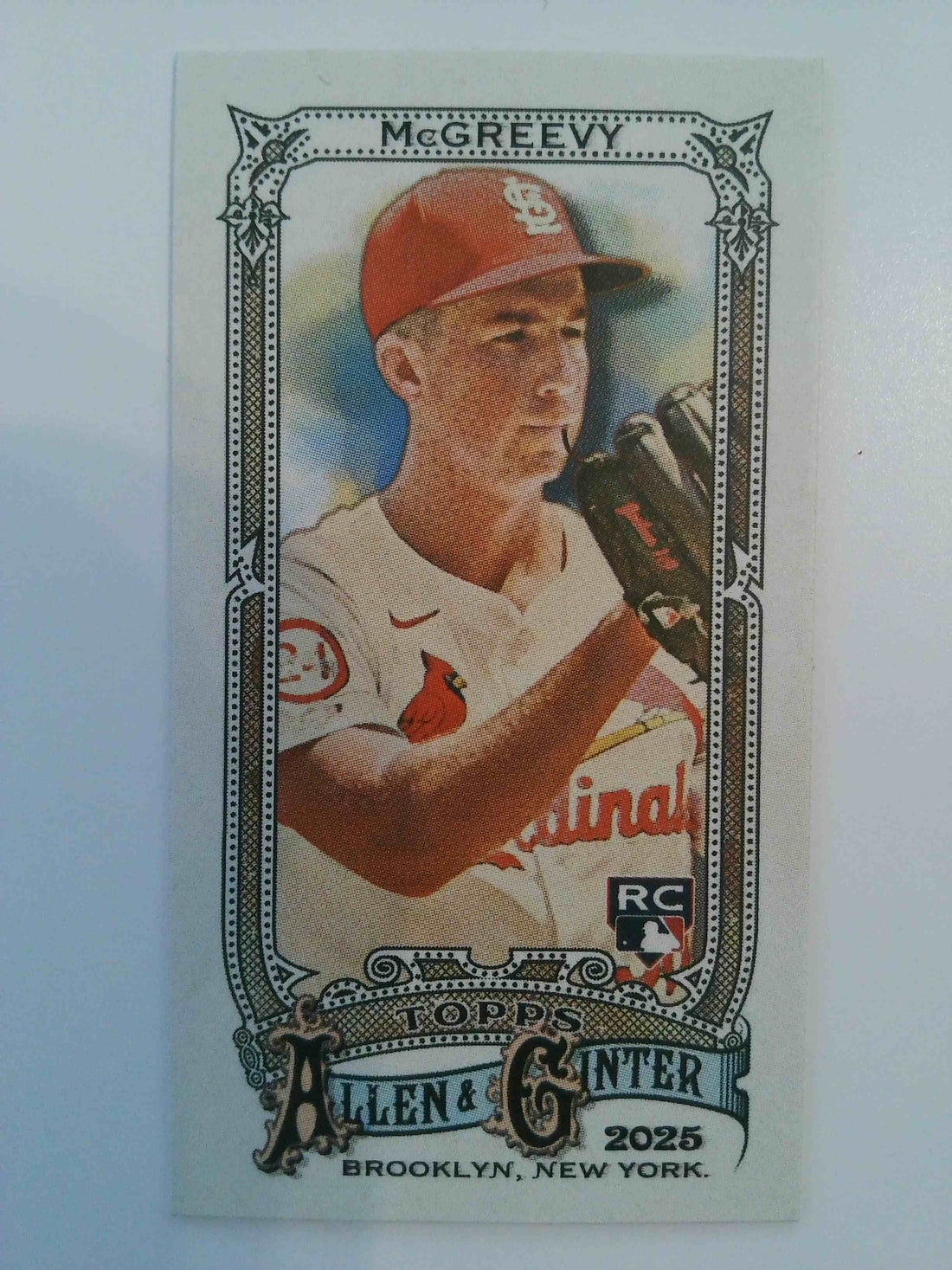 2025 Topps Allen & Ginter Baseball Mini Michael McGreevy #118 Rookie