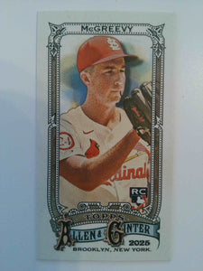 2025 Topps Allen & Ginter Baseball Mini Michael McGreevy #118 Rookie