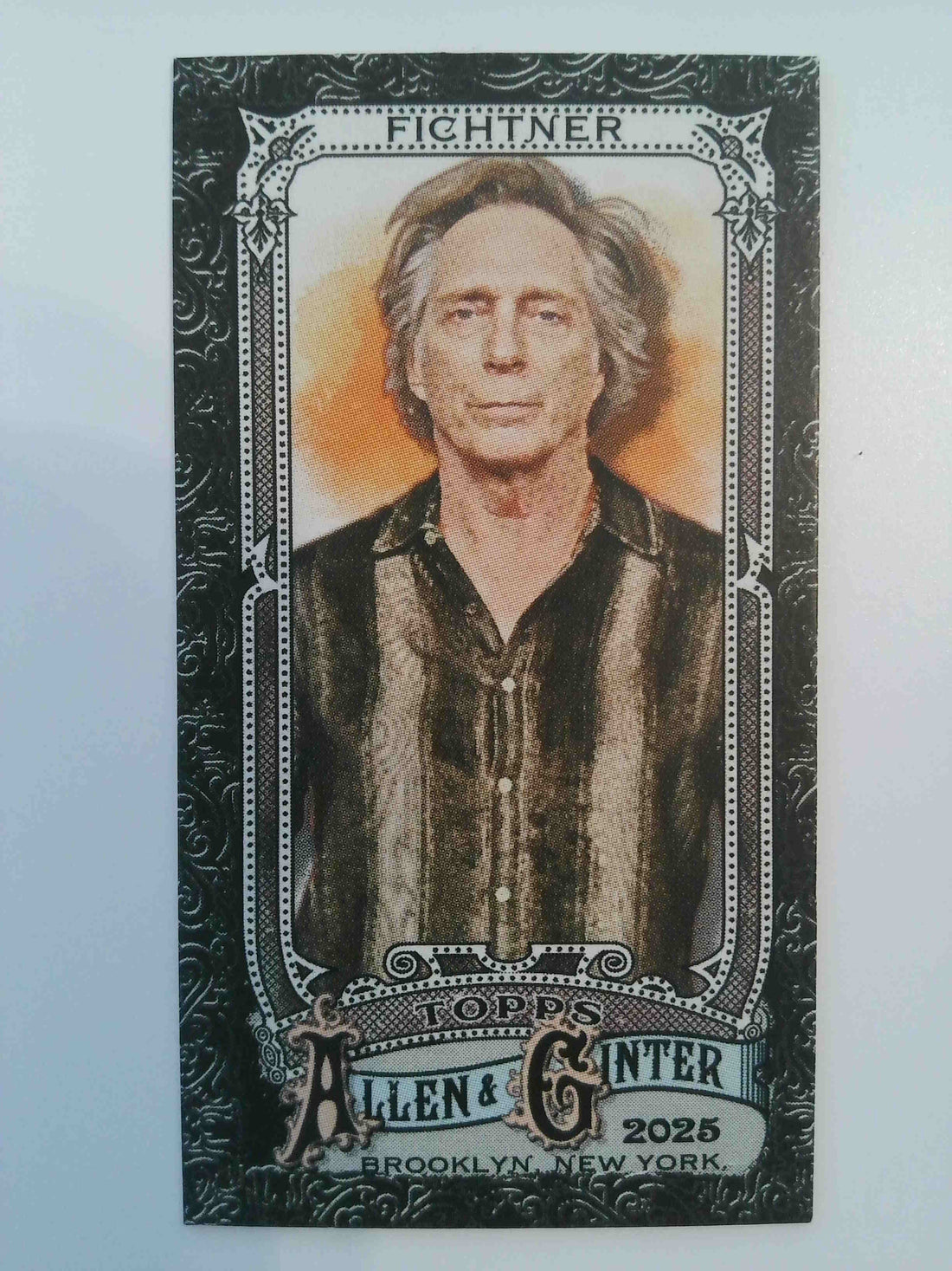 2025 Topps Allen & Ginter Baseball Mini Black Border William Fichtner #274