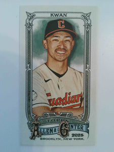 2025 Topps Allen & Ginter Baseball Mini Steven Kwan #176