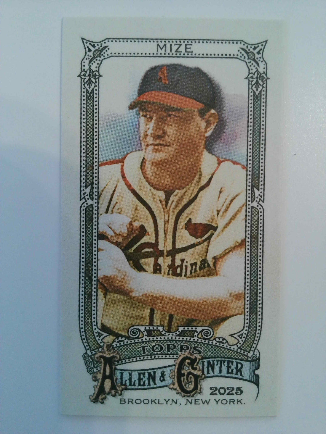 2025 Topps Allen & Ginter Baseball Mini Johnny Mize #344