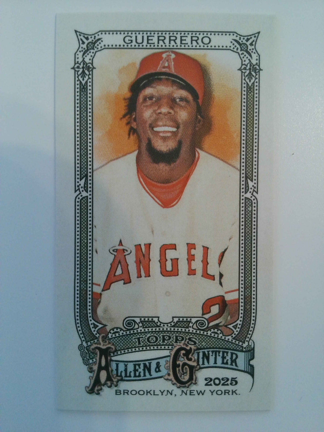 2025 Topps Allen & Ginter Baseball Mini Vladimir Guerrero #327