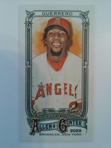 2025 Topps Allen & Ginter Baseball Mini Vladimir Guerrero #327