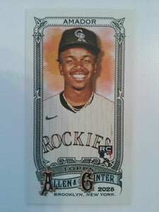 2025 Topps Allen & Ginter Baseball Mini Adael Amador #102 Rookie