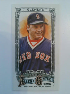2025 Topps Allen & Ginter Baseball Mini Roger Clemens #43