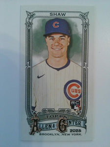 2025 Topps Allen & Ginter Baseball Mini Matt Shaw #143 Rookie