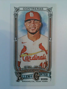 2025 Topps Allen & Ginter Baseball Mini Willson Contreras #199