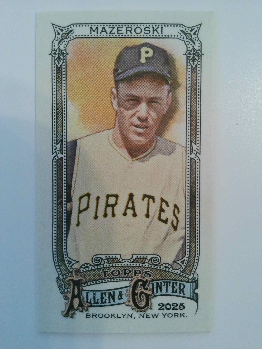 2025 Topps Allen & Ginter Baseball Mini Bill Mazeroski #326