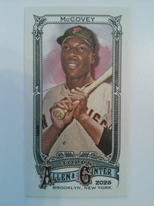 2025 Topps Allen & Ginter Baseball Mini Willie McCovey #302