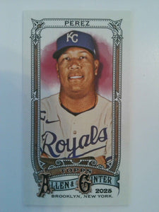 2025 Topps Allen & Ginter Baseball Mini Salvador Perez #165